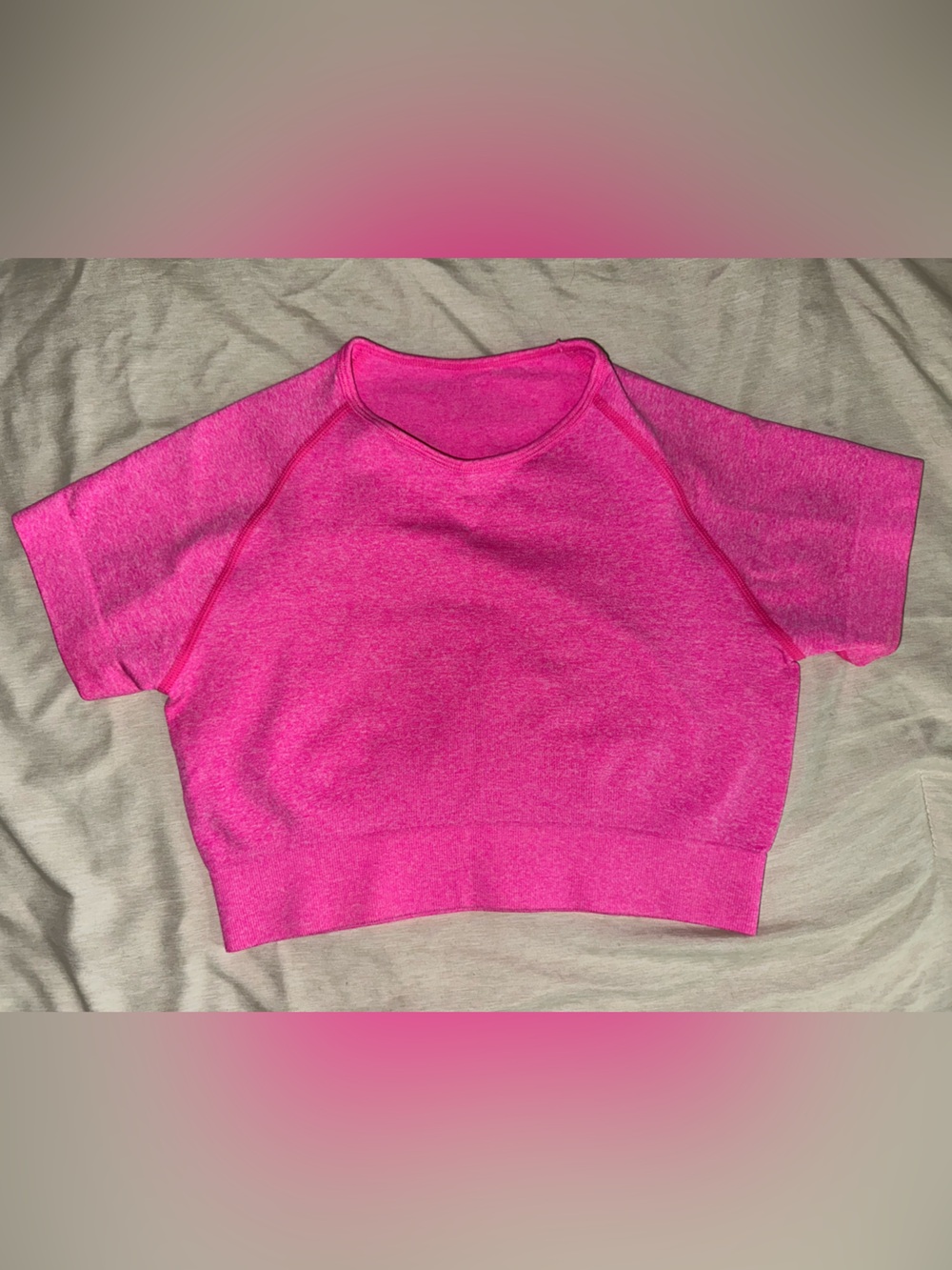 Amazon Hot Pink Crop Top